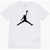 Nike Air Jordan Crew-Neck T-Shirt With Maxi Frontal Print Black & White