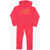 Nike Air Contrasting Logo Printed Jogger And Sweatshirt Set Pink