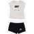 Nike Air Drawstring Waist Shorts And Crew-Neck T-Shirt Set Multicolor