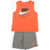 Nike Shorts And Tank Top Set Orange