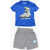 Converse All Star Chuck Taylor Printed Shorts And T-Shirt Set Blue