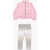 Nike Leggings And Full Zip Sweatshirt Set Pink