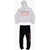 Converse All Star Embossed Glitter Jeggings And T-Shirt With Hood Set Black