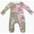 Nike Tie-Dye Effect Romper Suit With Zip Closure Pink