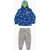 Converse All Star Chuck Taylor All-Over Logo Hoodie And Joggers Set Blue