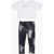 Nike Crew-Neck T-Shirt And Stretch Leggings Set White