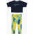 Nike Tye-Dye Effect Leggings And Crew-Neck T-Shirt Set Multicolor