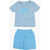 Nike Crew-Neck T-Shirt And Shorts Set With Printed Logo Blue