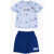 Converse All Star Chuck Taylor Mesh Shorts And All-Over Printed Crew- Blue