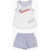 Nike Perforated Shorts And Tank Top Set White