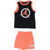 Nike Air Jordan Two-Tone Tank Top And Shorts Set Black