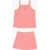 Converse All Star Chuck Taylor Tank Top And Built-In Shorts Set Pink