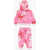 Nike Fleeced Cotton Hoodie And Joggers Set Pink