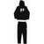 Nike Air Jordan Fleeced-Cotton Embossed Logo Joggers And Sweatshi Black