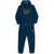 Nike Air Jordan Fleeced-Cotton Blend Joggers And Hoodie Set Blue