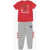 Converse All Star Chuck Taylor Dinosaur Printed Crew-Neck T-Shirt And Red