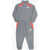 Nike Two-Tone Fleeced-Fabric Joggers And Sweatshirt Set Red