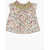 Bonpoint Floral-Printed Blouse With Ruched Detail Beige