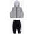 Nike Fleeced Hoodie And Joggers Set Black