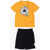 Converse All Star Chuck Taylor Printed Squiggle Shorts And T-Shirt Se Yellow