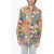 ERL Printed Unisex Shirt With Double Breast Pocket Multicolor