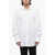 Vetements Poplin Cotton Oversized Unisex Shirt With Printed Logo White