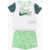 Nike Printed Shorts And Crew-Neck T-Shirt Set White