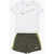 Nike Crew-Neck T-Shirt And Dri-Fit Shorts With Printed Logo White