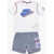 Nike T-Shirt And Shorts Set With Visible Stitching Multicolor