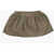 DOUUOD Stretch Cotton Skirt With Elastic Waistband Brown