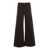 MOTHER 'Ditcher' Brown Five Pockets Jeans With Wide Leg In Corduroy Woman BROWN