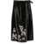 forte_forte Forte_Forte Frangipane Gardens  Embroidery Velvet Sarong Skirt Clothing Black