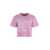 MOTHER Mother The Grab Cotton Crew-Neck T-Shirt PINK