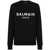 Balmain Balmain Print Sweatshirt Clothing Black