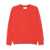 Mc2 Saint Barth MC2 Saint Barth Regent Orange Wool Sweater With Logo Embroidery ORANGE