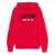 Mc2 Saint Barth MC2 Saint Barth Tribeca Red Cotton Sweatshirt With Front Lettering ROSSA