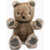 Philipp Plein Real Fur Teddy Bear 70 Soft Toy With Rhinestone Embellishmen Brown