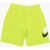 Nike Drawstring Waist Fluo Sweatshorts Green