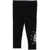 Nike Logo Printed Solid Color Leggings Black