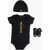 Nike Air Jordan Body Beanie And Shoes Set Black