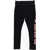 Converse High Waist Stretch Leggings With Printed Contrasting Logo Black