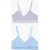 Converse Triangle 2 Pairs Of Bra Set With Logoed Band Light Blue