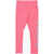 Converse High Waisted Leggings With Printed Logo Pink