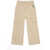 Converse Dawstring Waist Cotton Stretch Paperbag Cargo Pants Beige