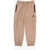 Nike Air Jordan Solid Color Cargo Pants With Elastic Waistband Brown