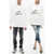 Diesel Brushed Cotton S-Macsless Crew-Neck Unisex Sweatshirt With E White