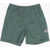 Converse All Star Stretch Cotton Cargo Shorts With Elastic Waistband Green