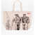 Diesel Alltogether Peter Berlin Printed Canvas Shopping Bag White