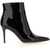 Gianvito Rossi Patent Leather Ankle Boot BLACK