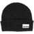 Ganni Cappello Beanie Con Logo CHARCOAL